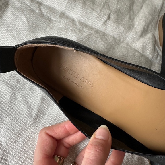 Everlane ballet flat in black leather size 9 - Picture 4 of 6